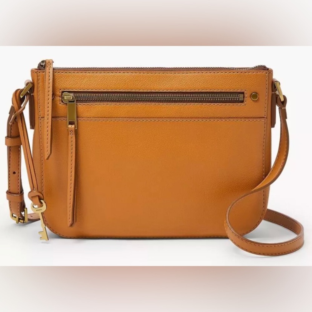 Fossil Farrah crossbody - tan leather